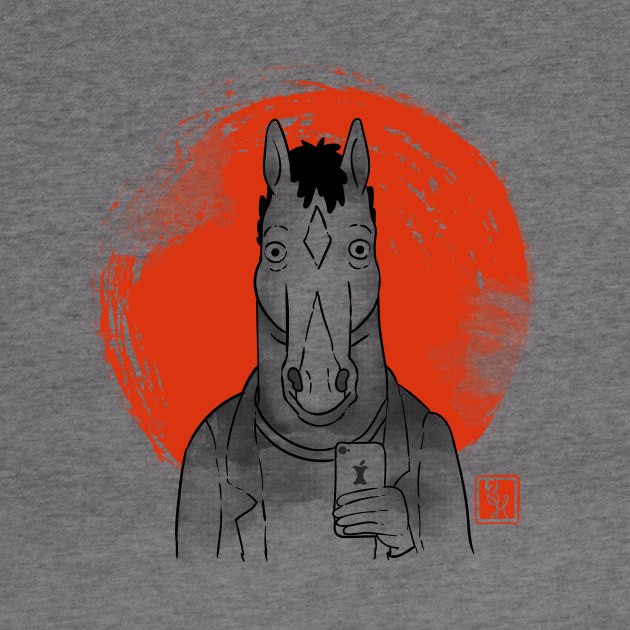 BoJack Sumi-E by BrayInk